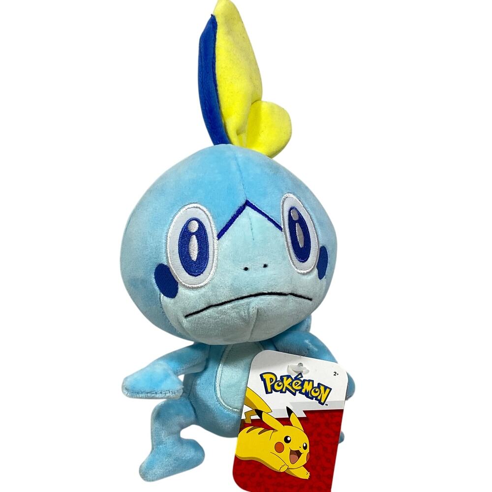 Pokemon Sobble Plush Stuffed Animal Toy Official Galar Starter Jazwares 8 Inch